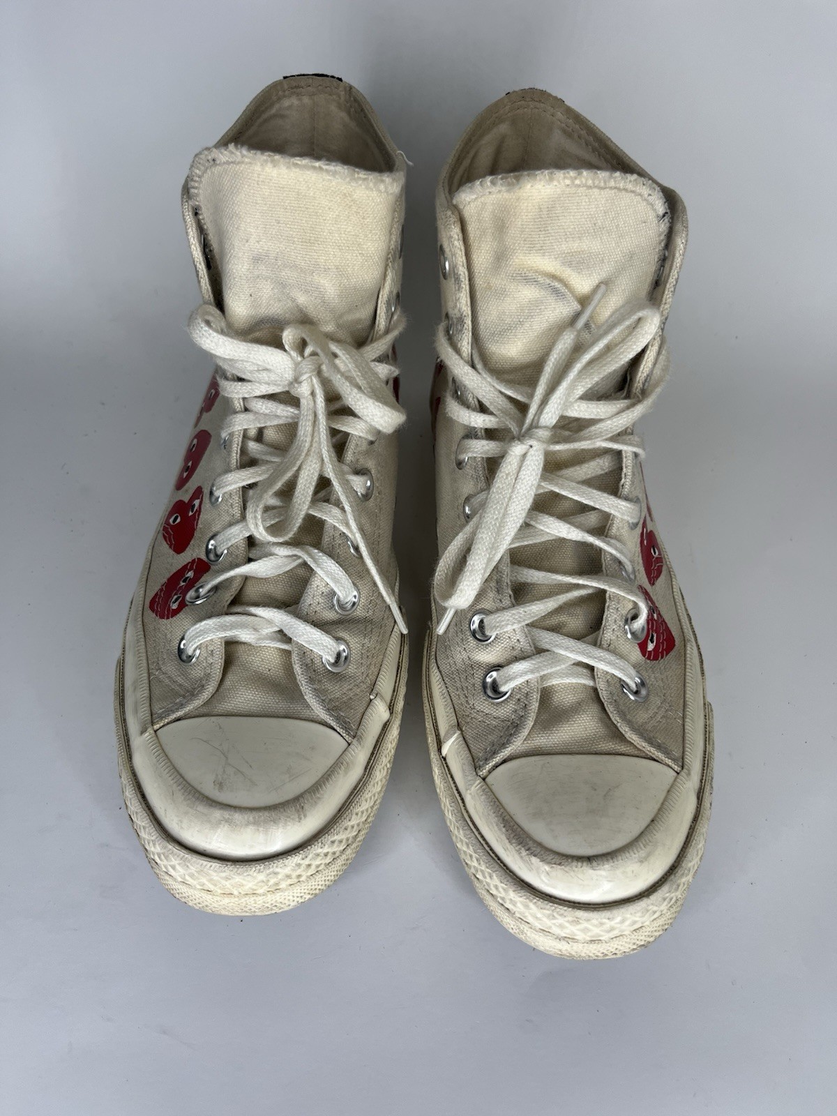 Converse Comme des Garçons Play x Chuck 70 Top High Multi Heart Men Size 40 US 7