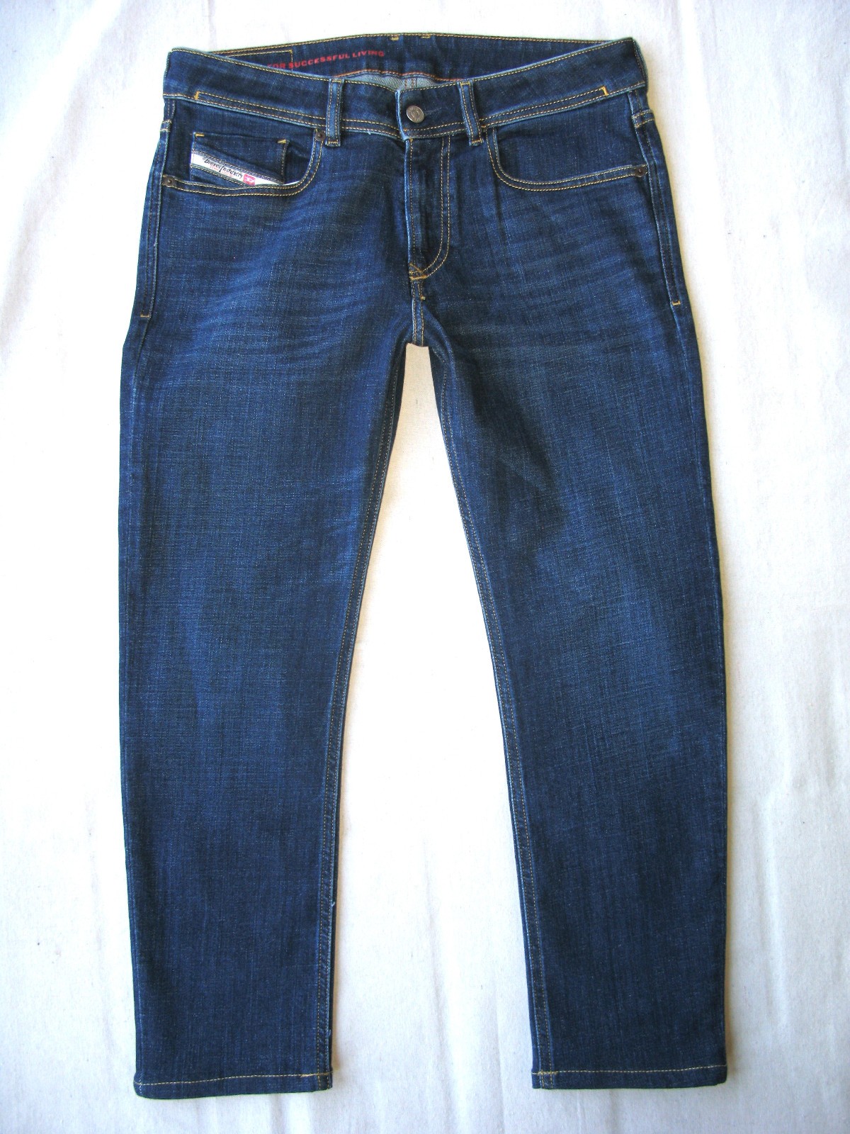 Diesel 1979 Sleenker High-Rise Skinny Ankle Jeans Sz 30 X 25 Blue wit Stretch