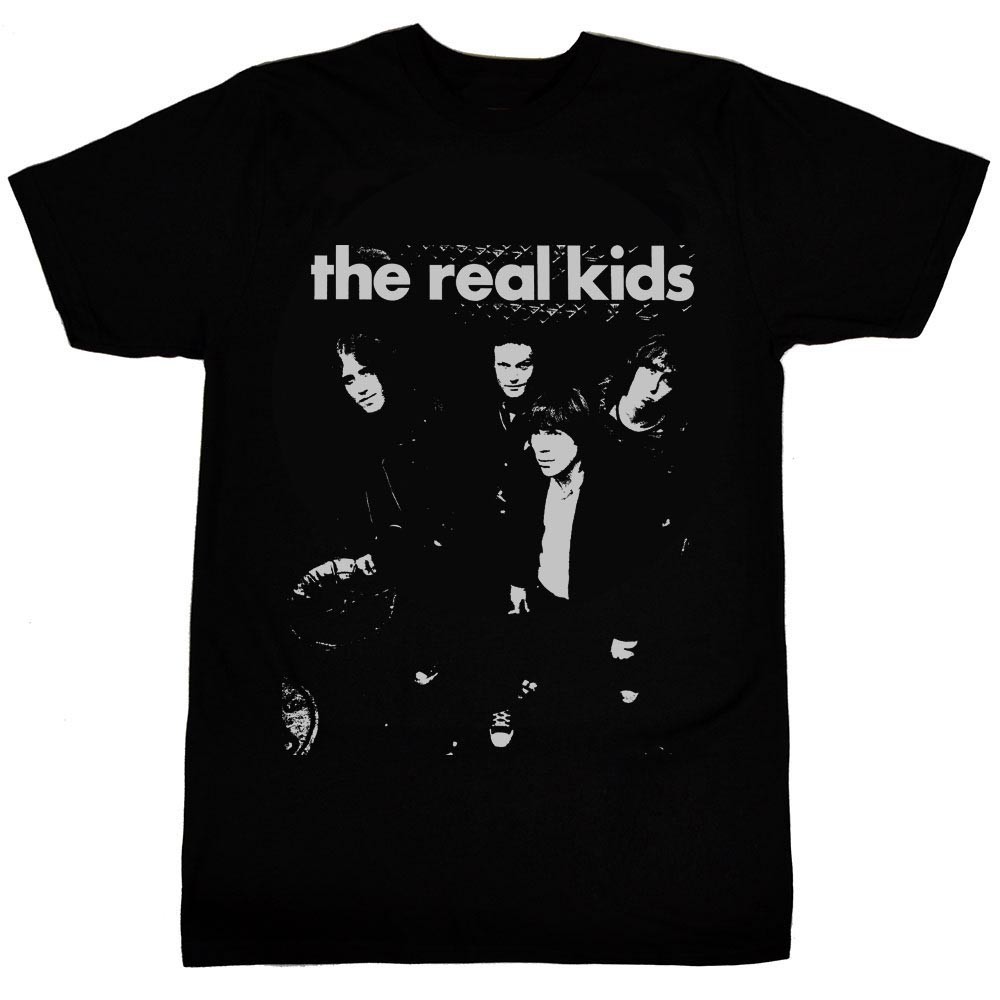 NEW The Real Kids Band Short Sleeve Cotton Black S-5XL T Shirt EN816