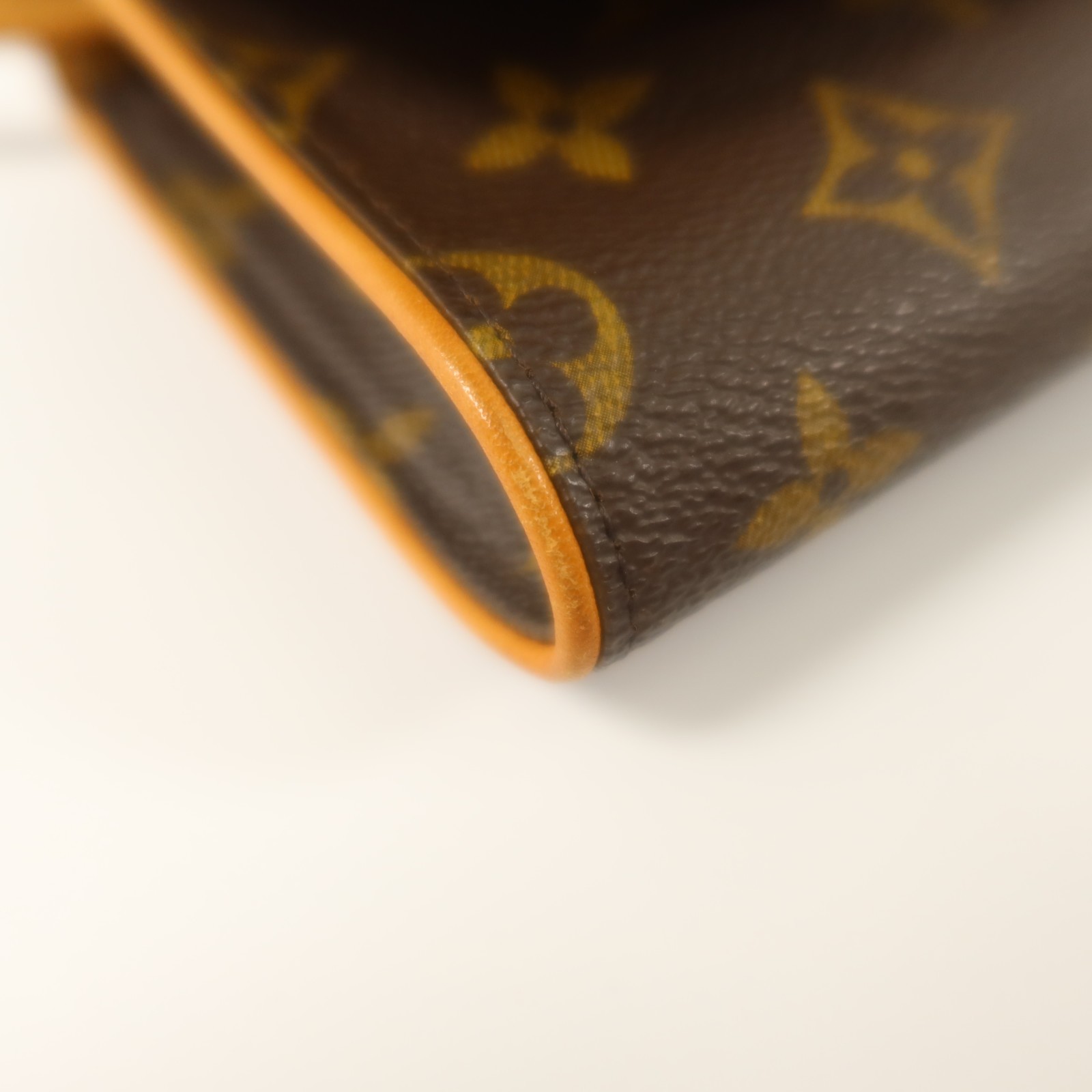 LOUIS VUITTON LV GHW Pochette Twin GM Shoulder Bag M51852 Monogram Brown