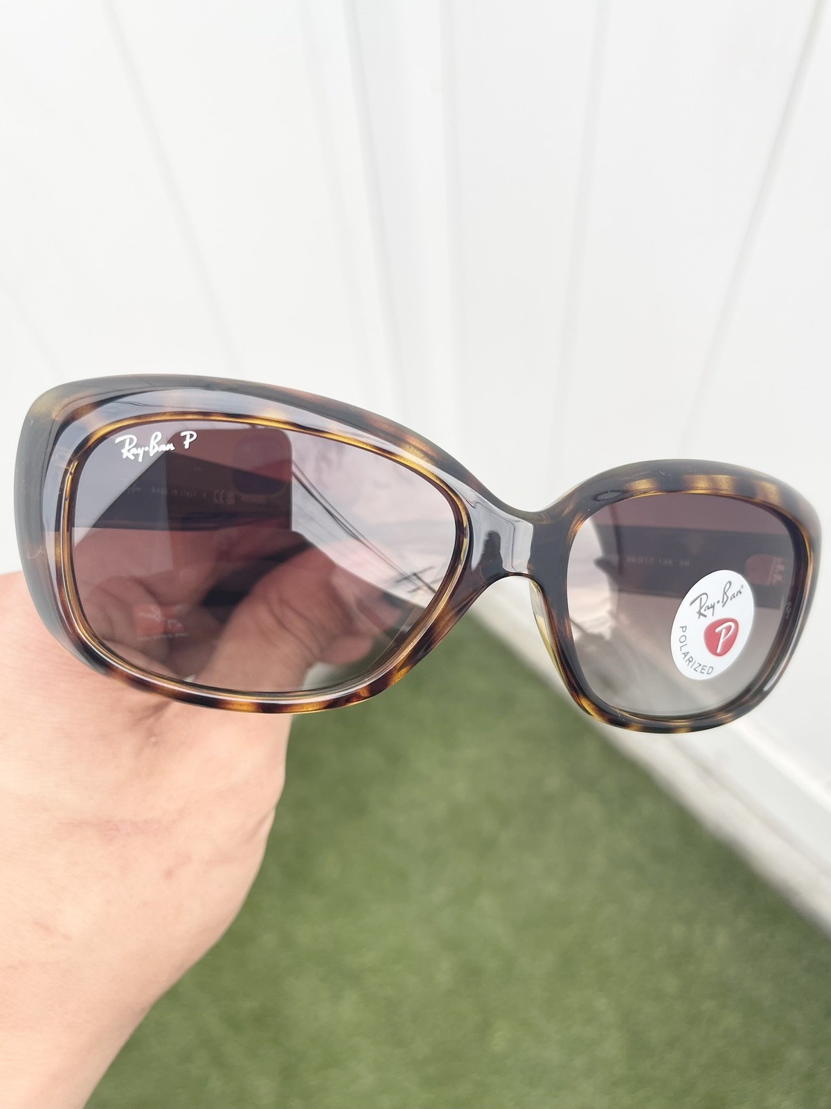 NEW Authentic Ray Ban Jackie Ohh Polarized RB4101 4101 Havana Brown Lens 58/17