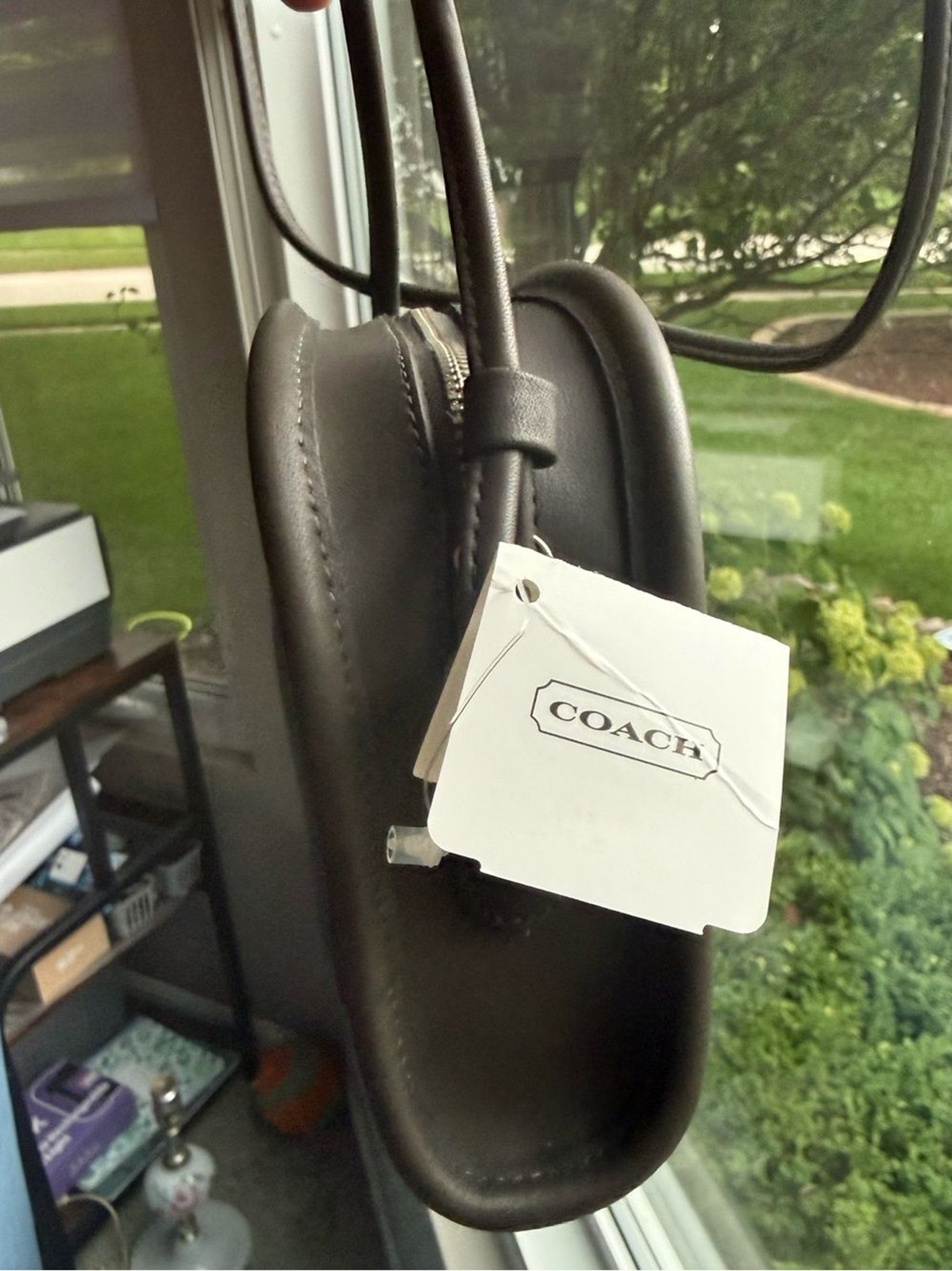 NWT Coach Abbie 9017 Dark Gray Nickel Hardware Deadstock Vintage 1998