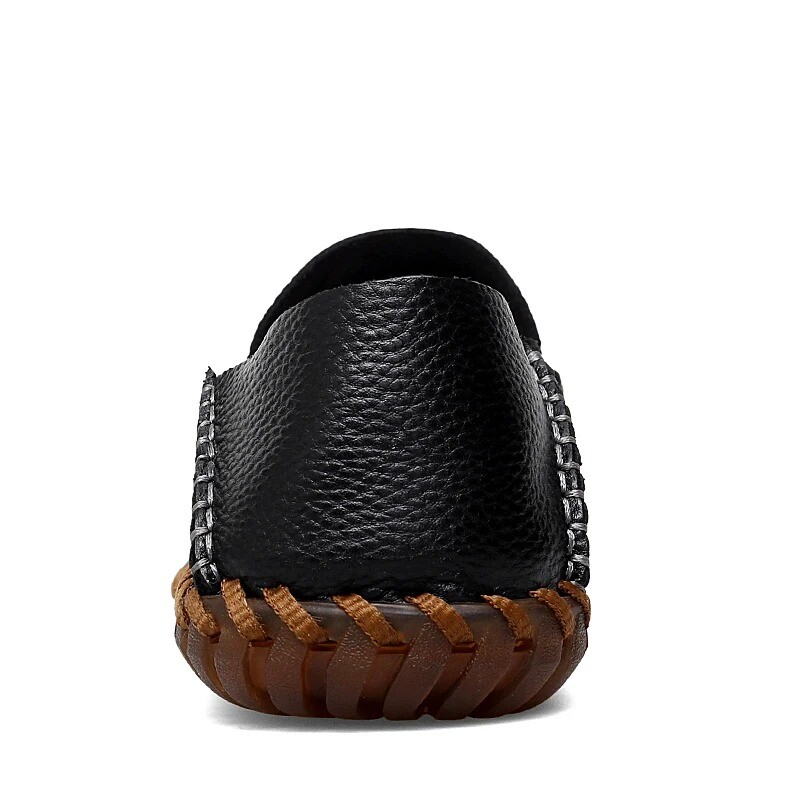 Handmade Men’s Casual Shoes Leather Loafers Moccasins Breathable Driving Shoes