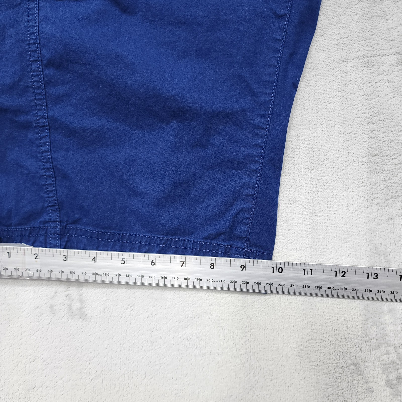 St. John’s Bay Pants Womens 24W Blue Capri Cargo Drawstring Stretch Casual