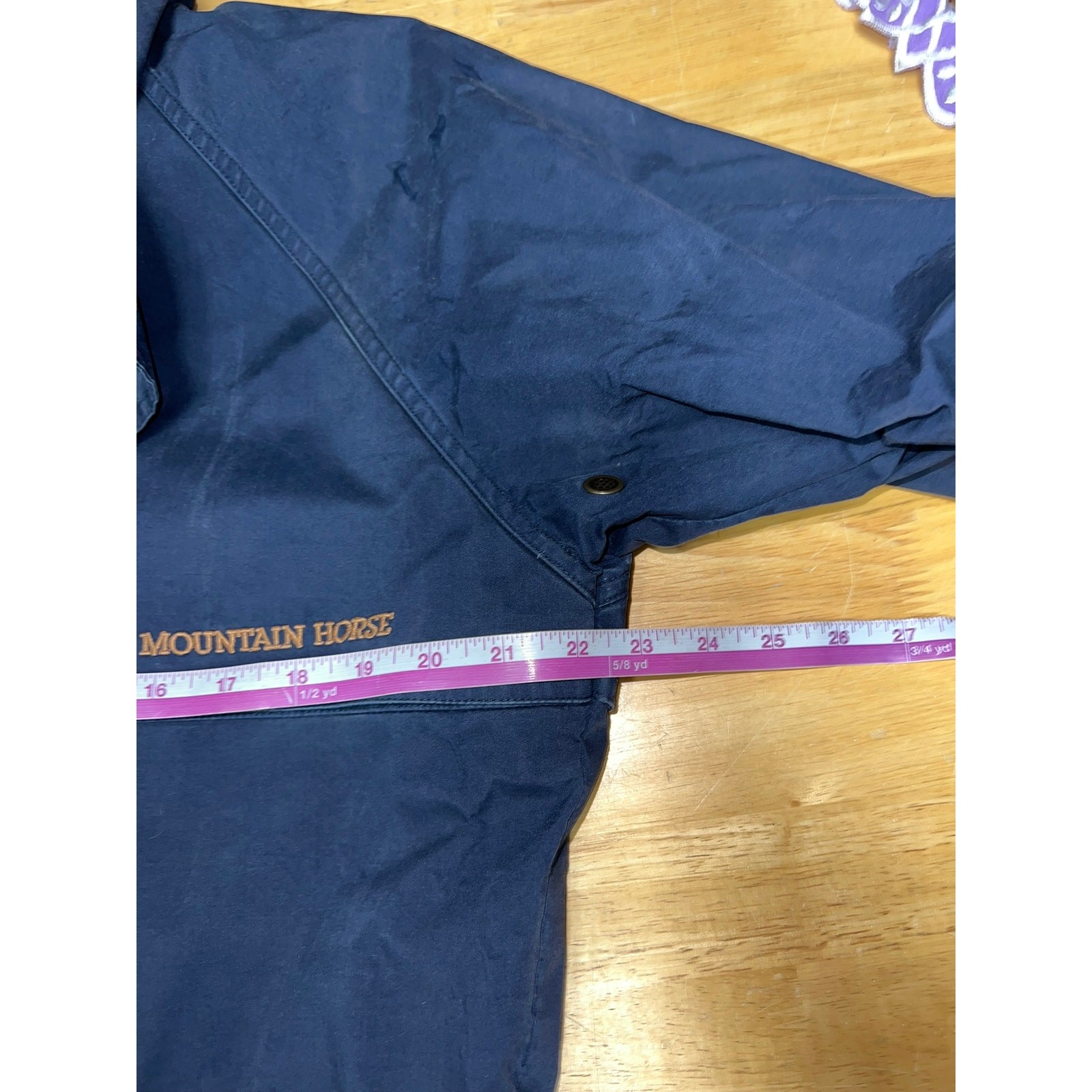 Vintage Womens Mountain Horse Jacket Techinal Riding Wear Blue VTG Small