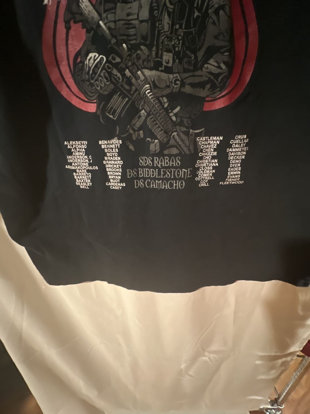 Delta Battery ‘1st BN 31st FA’ Death Dealers Black Black Men’s Shirt Size Large