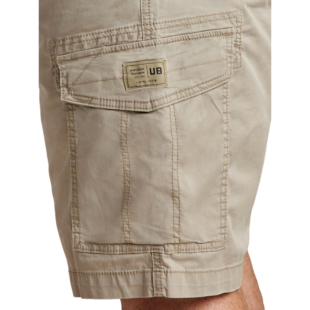 UNIONBAY Men’s Cargo Shorts Tan Color 98% Cotton Size 38, NWT