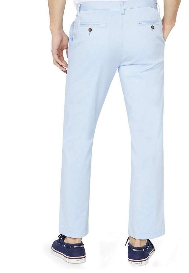 NWT Men’s Nautica Flat Front Classic Fit Deck Pants Chino Waist 34/36/38″