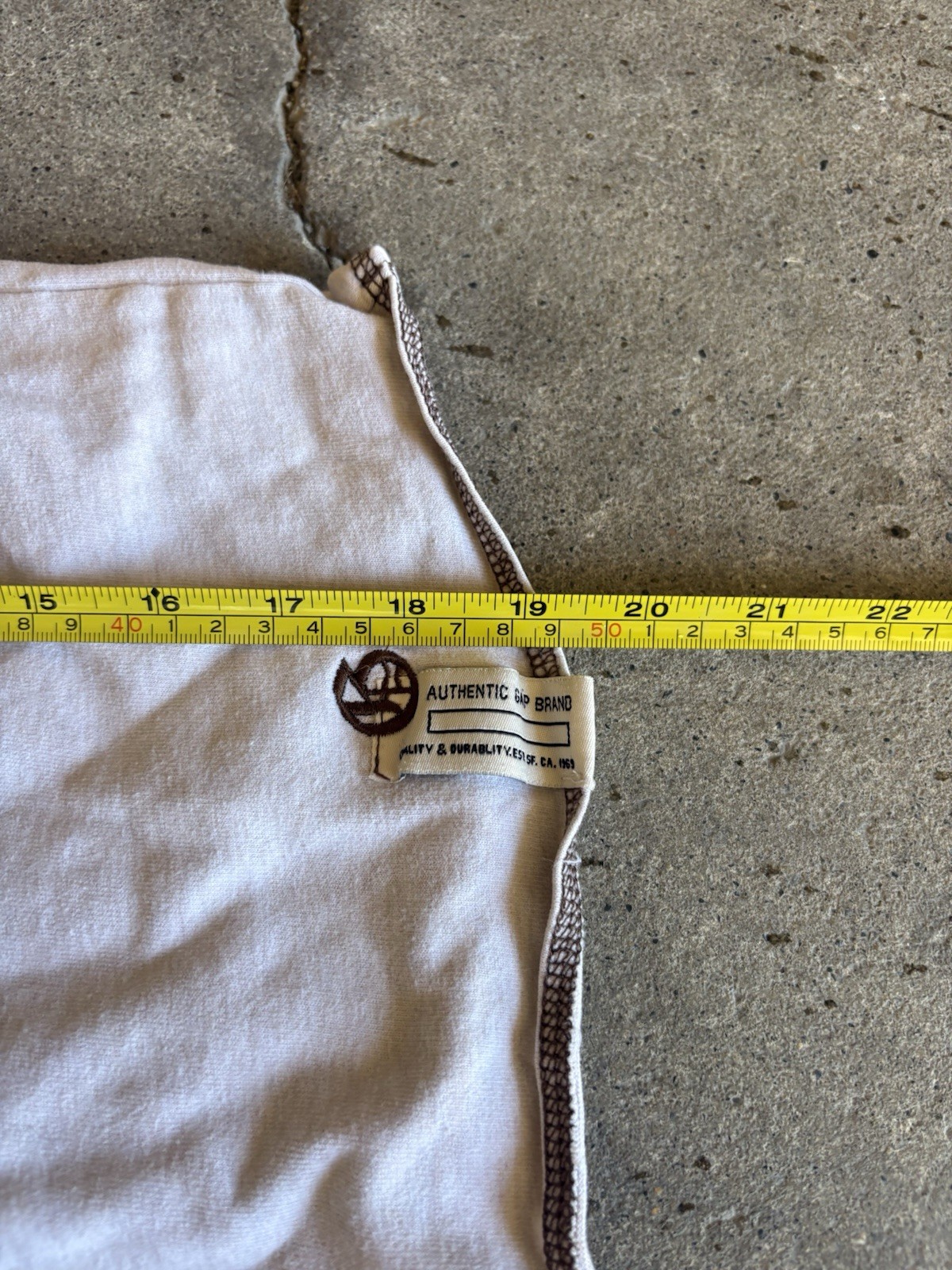 Gap Kids Long Sleeve Colorblock Raglan T-Shirt White/Brown Size M (8)