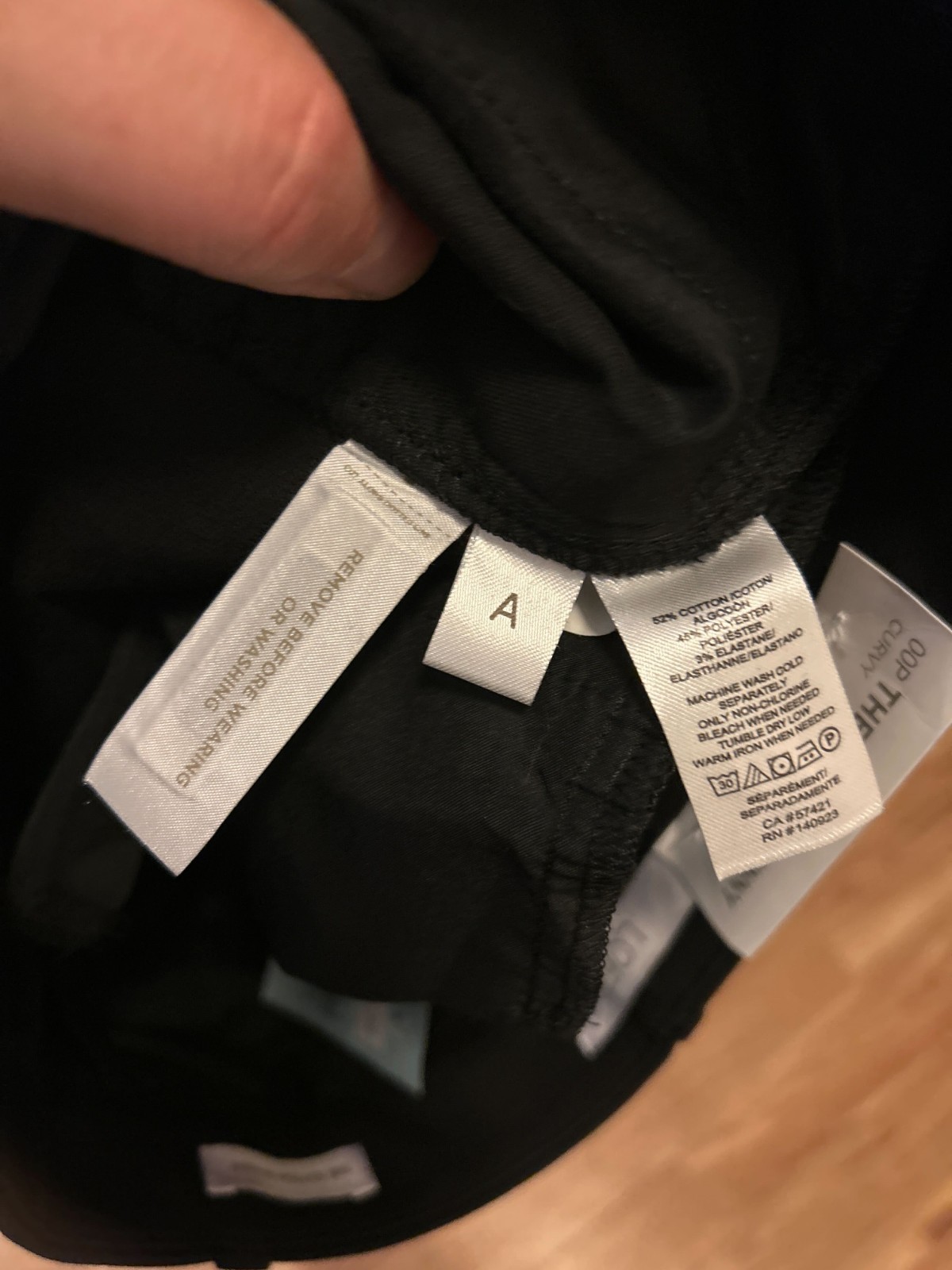 Loft The Sutton Skinny Womens Size 00P Curvy Black Dress Pants New w/ Tags