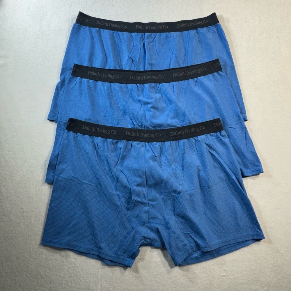 Duluth Trading Co. Buck Naked Boxer Brief, Blue, 3 Pack, Size XXL