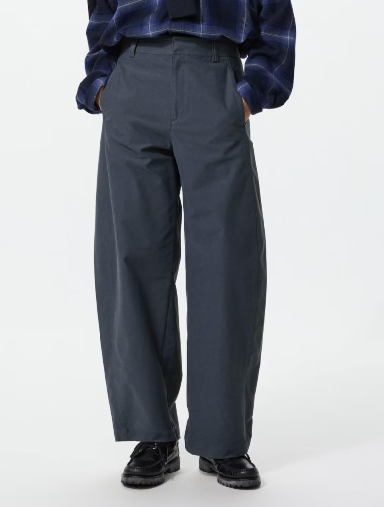 UNIQLO Jersey Barrel Silhouette Pants High Quality Materials NEW XS-4XL