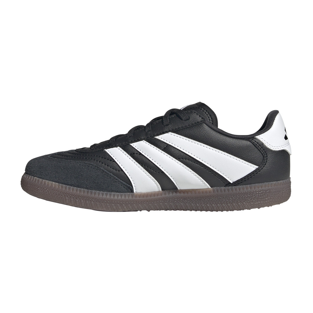 adidas Predator Freestyle Indoor Soccer Youth Boys Black Sneakers Athletic Shoes