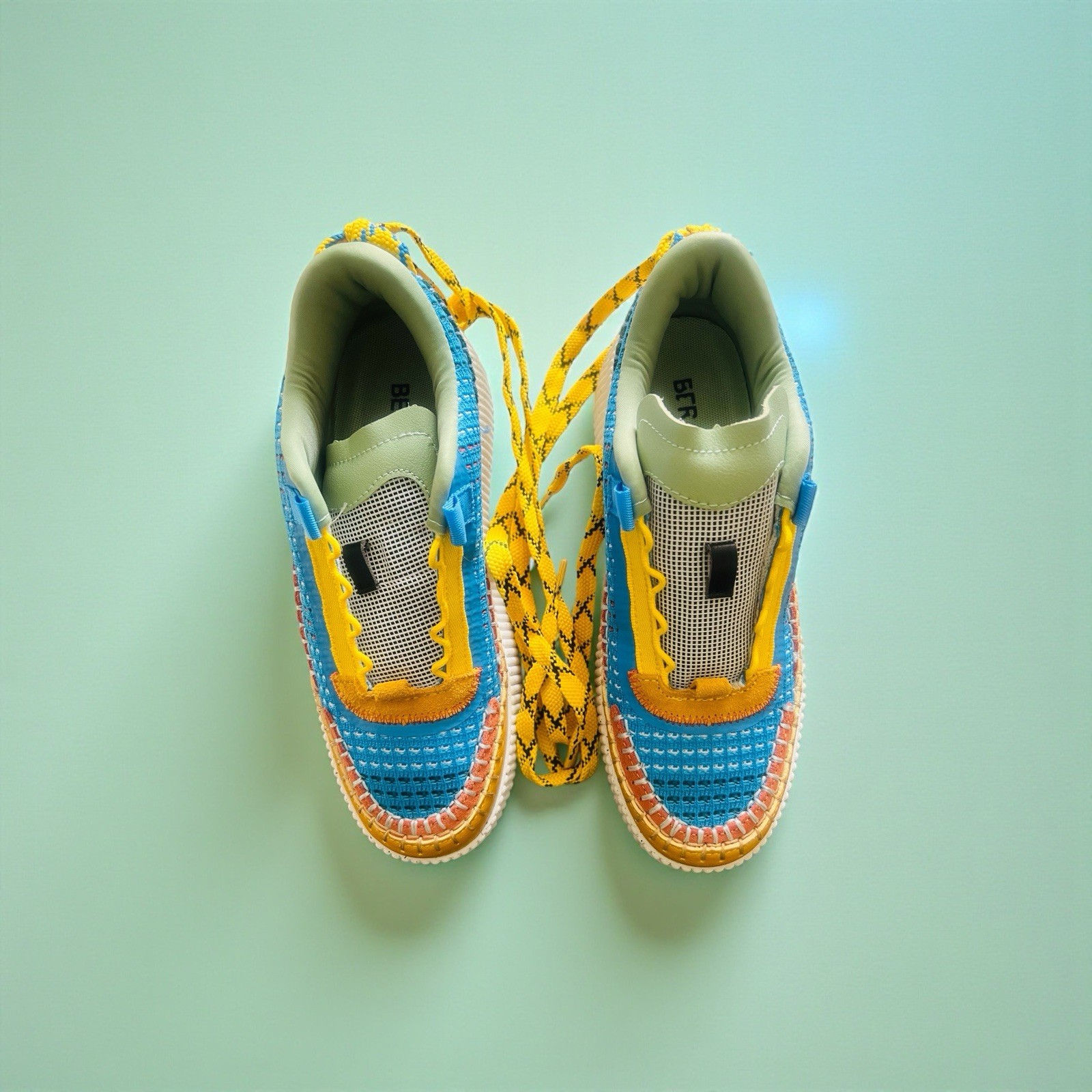 Berness Willow Blue Yellow Mustard Combo Multi Sneakers /8