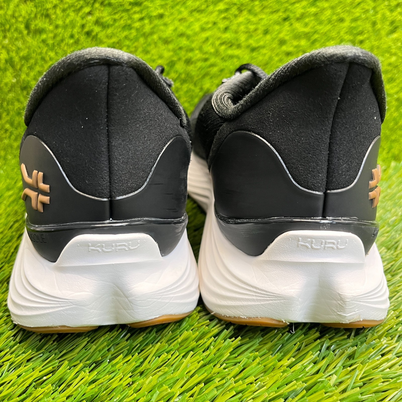 Kuru Atom 2 Womens Size 9 Black White Athletic Running Walking Shoes Sneakers