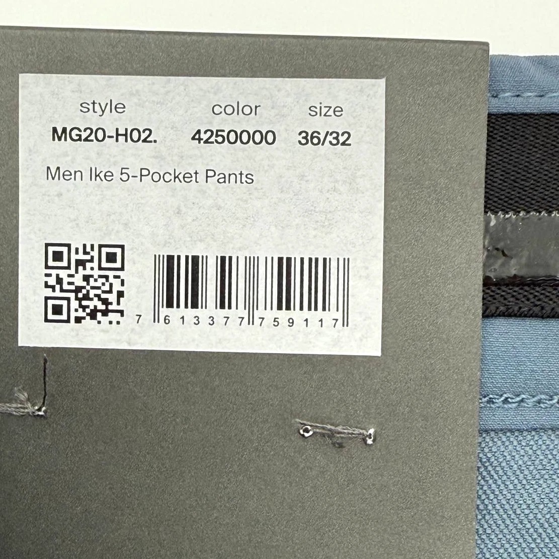 KJUS Ike Performance Golf Pants Tailored Fit 5 Pockets Steel Blue MG20-HO2