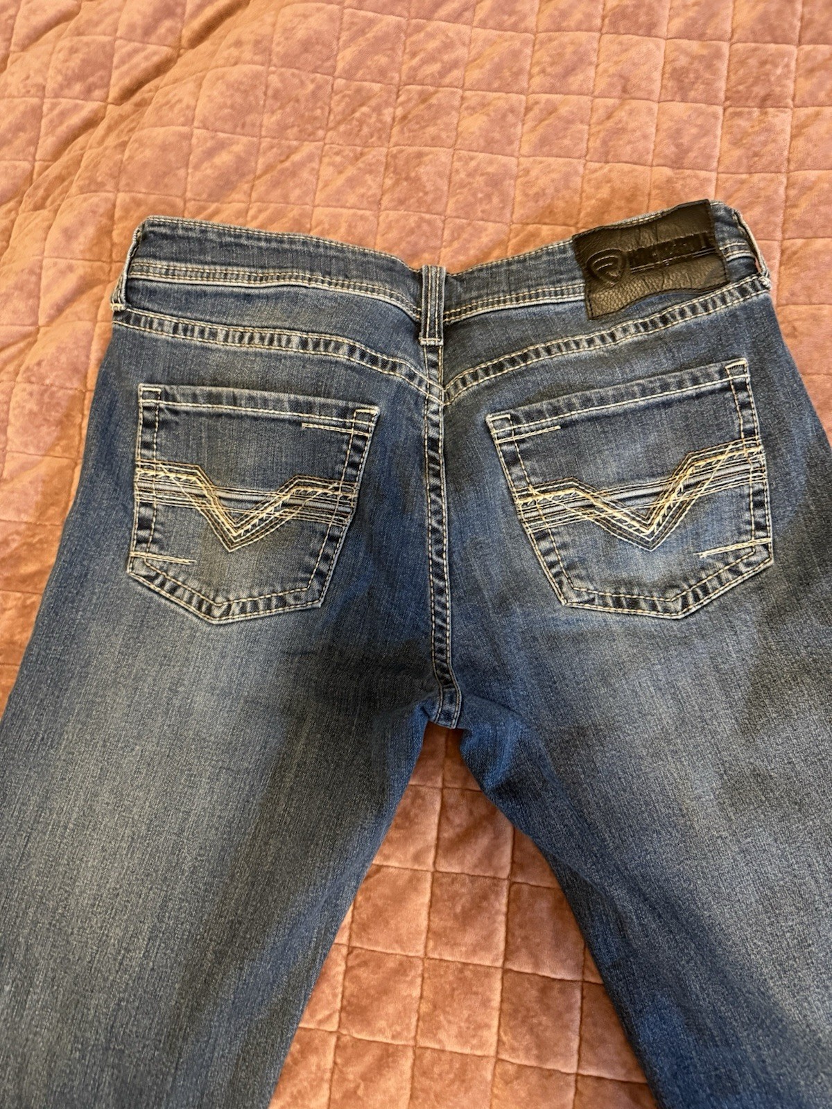 Rock And Roll Denim Pistol Mens Jeans 34×36