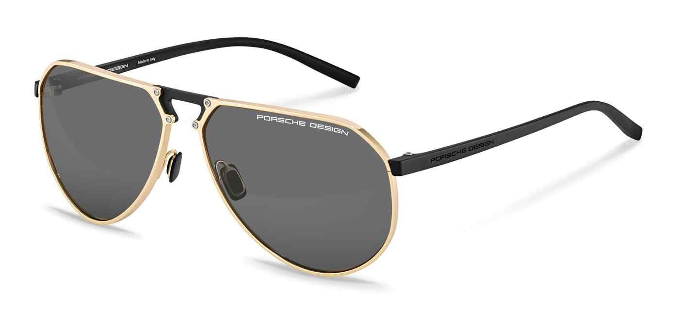 Porsche Design P 8938 Gold/ Blak / 064 c Size 64 Sunglasses