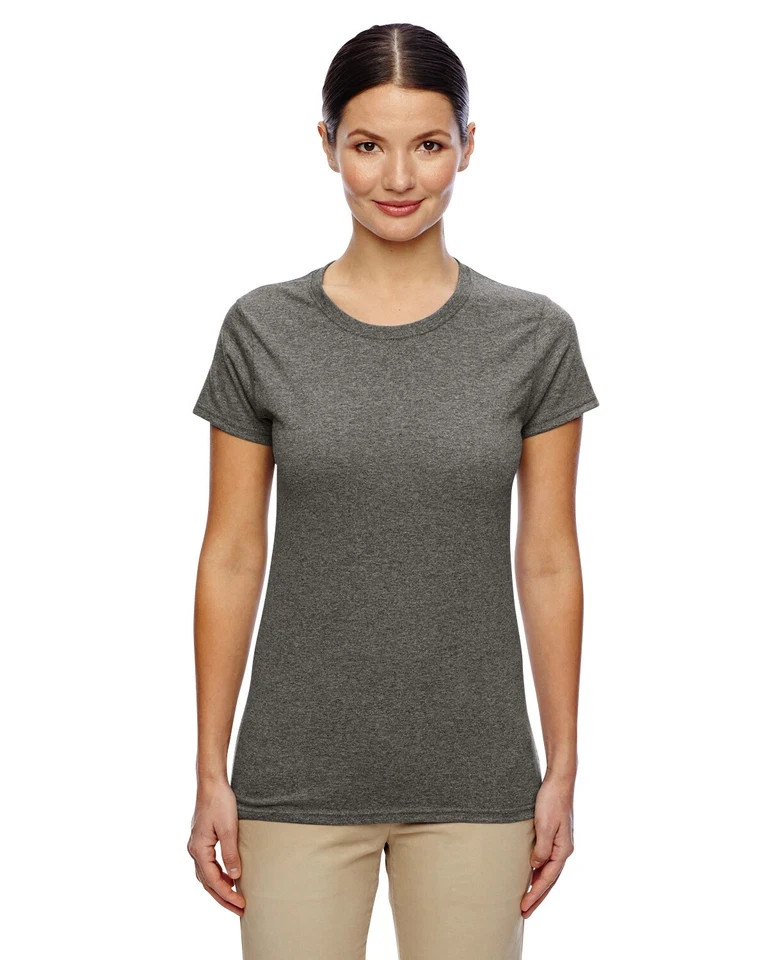 Gildan G500L Women’s Heavy Cotton Short Sleeve Crew Neck Plain Stylish T-Shirt