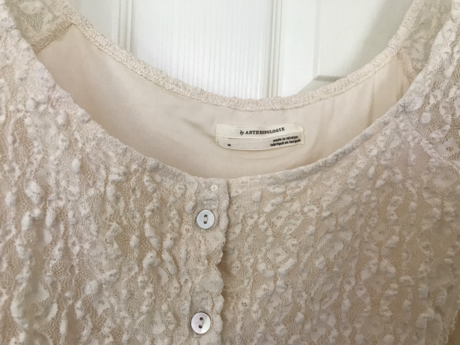 Anthropology Top Long Sleeved Elasticated Stretch top