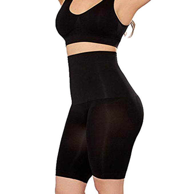 Shaperin All Day High-Waisted Body Shaper Shorts Slim Tummy Control Shapewear US
