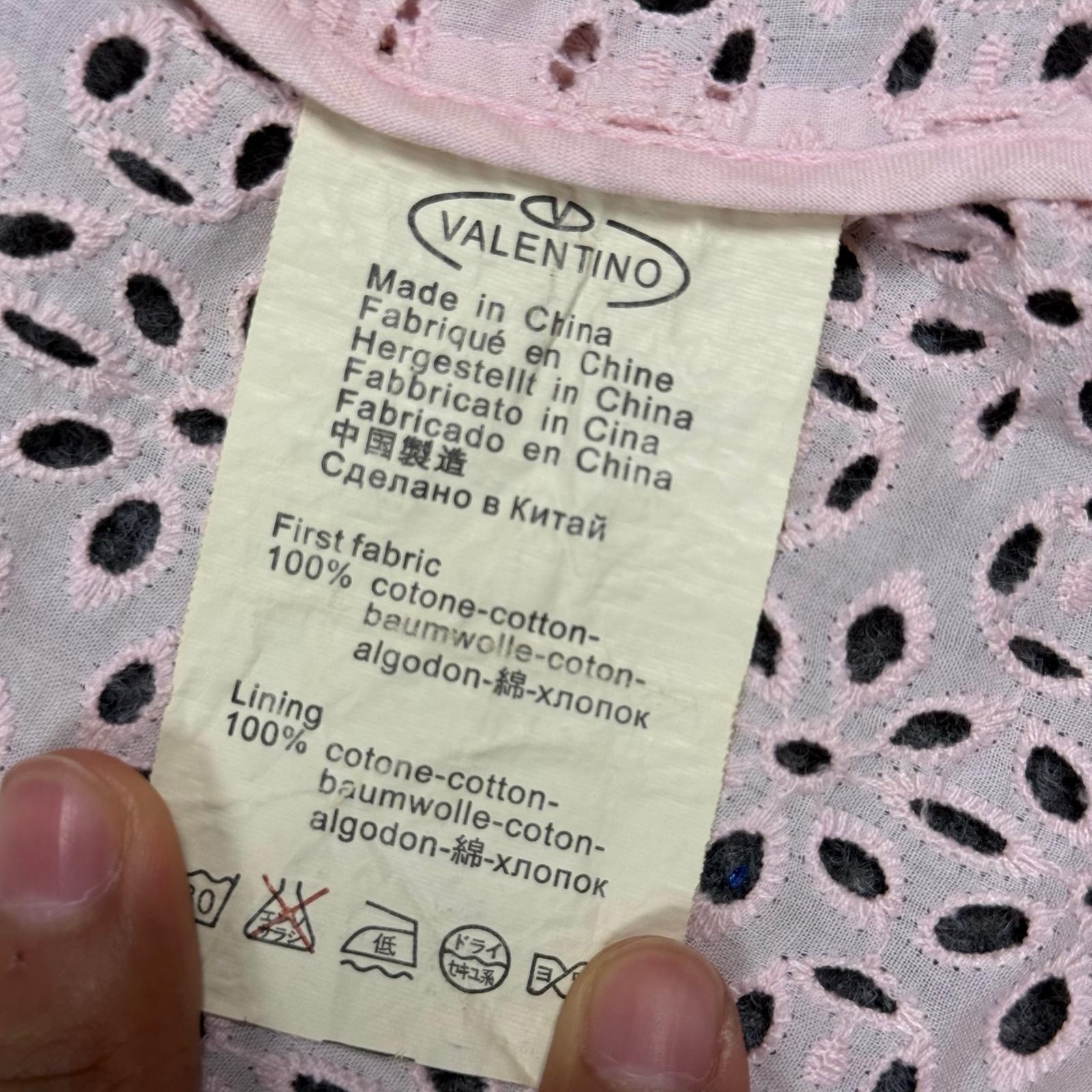 Red Valentino light pink trench coat 100% Cotton