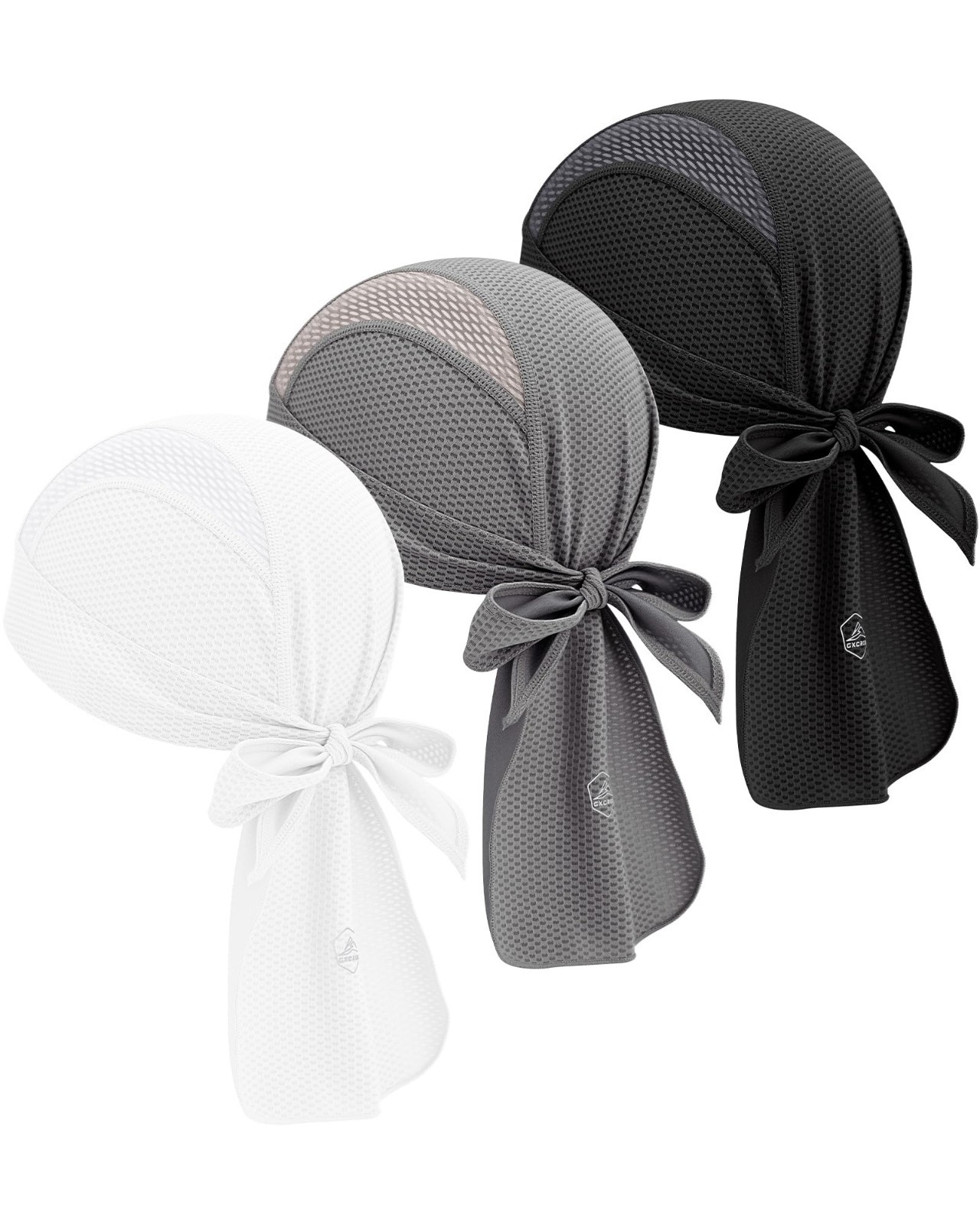 Cooling Skull Cap Bandana – Sweat Wicking Head Wrap for Cycling, Running, Motorc
