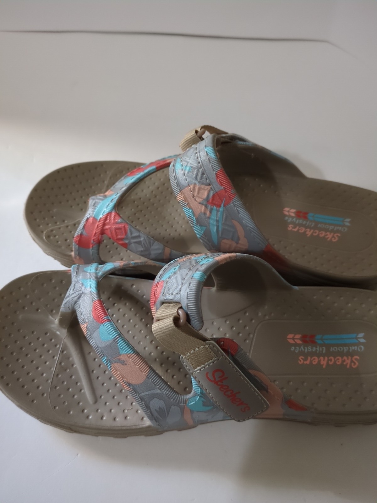 Skechers Reggae Outdoor Lifestyle Sandals Size 9 Foamies
