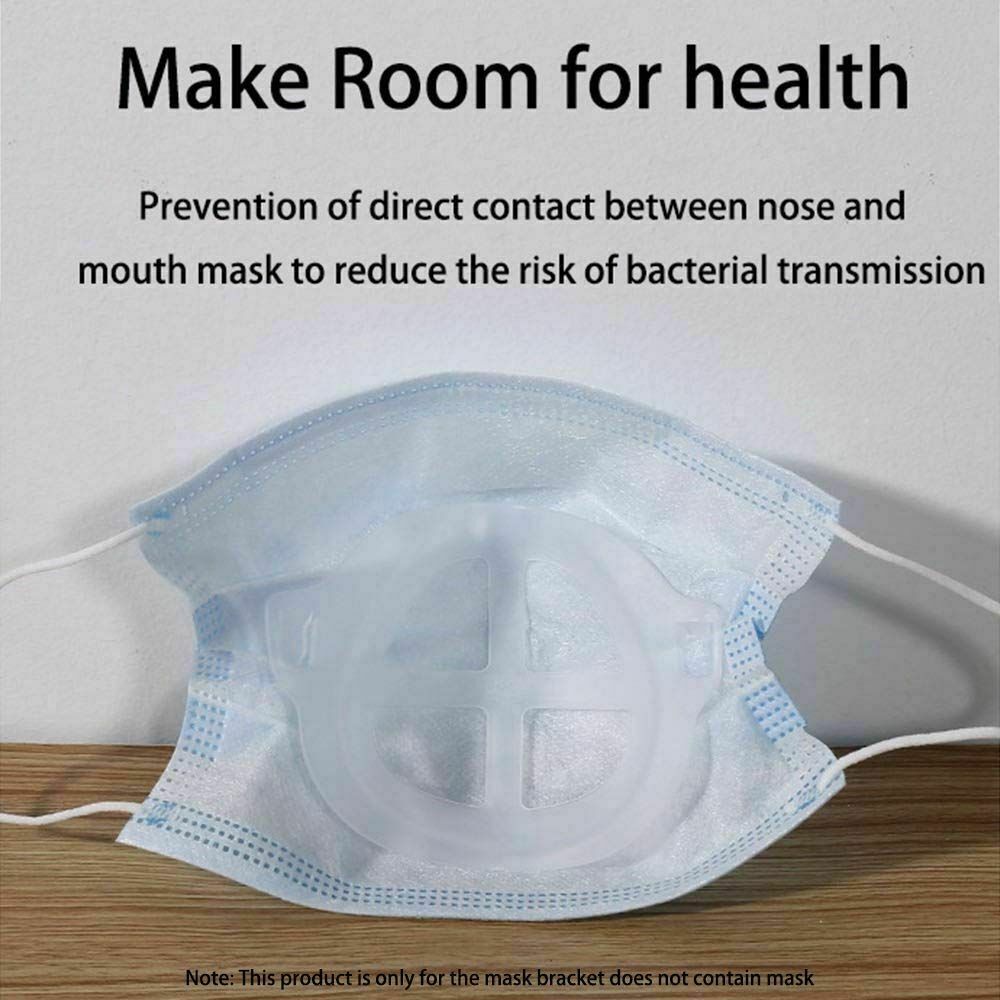 10Pc 3D | Mask Bracket | Mouth Separate Inner Stand Holder Breathing More SPACE