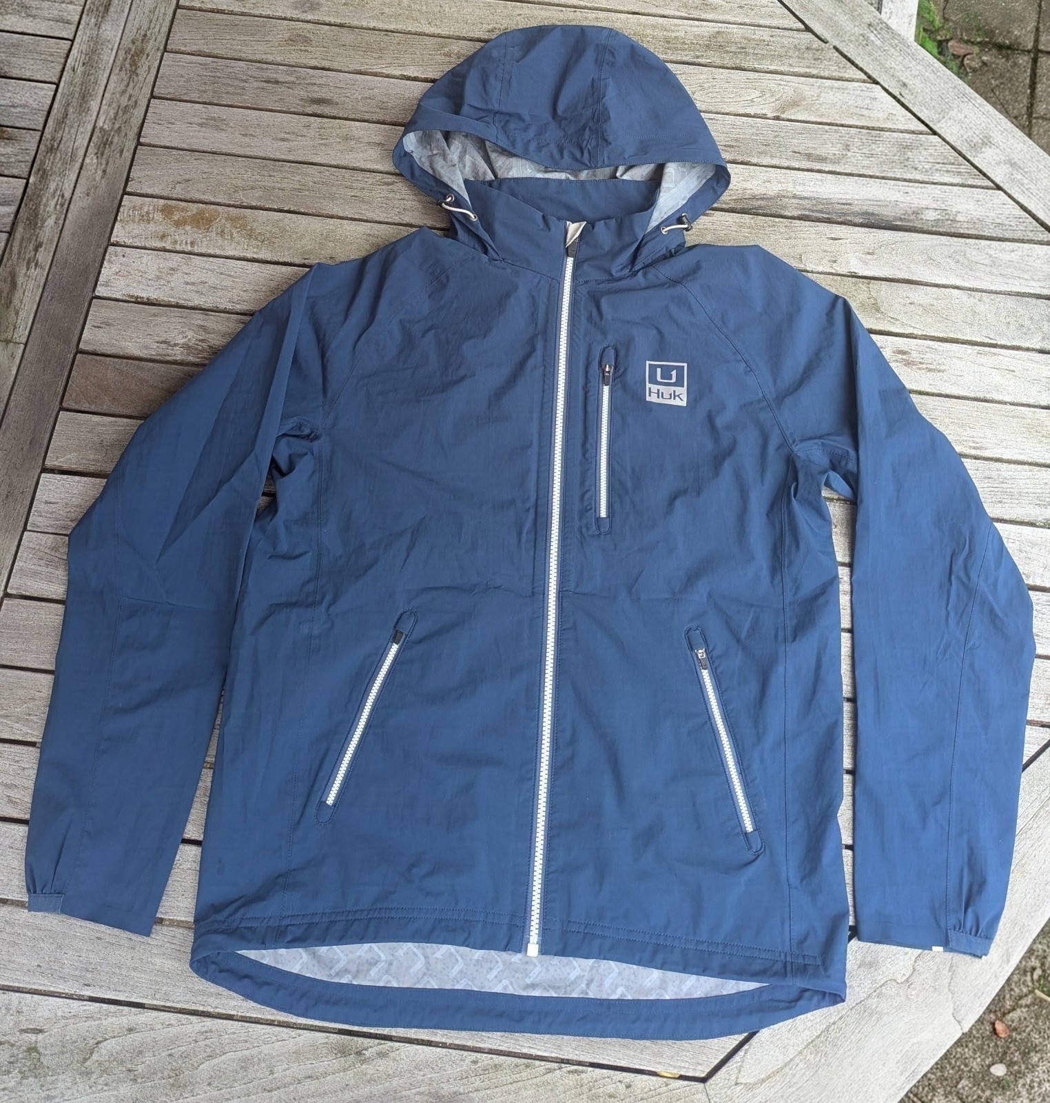 HUK Pursuit Lightweight Waterproof Rain Jacket Coat – Unisex Size Small