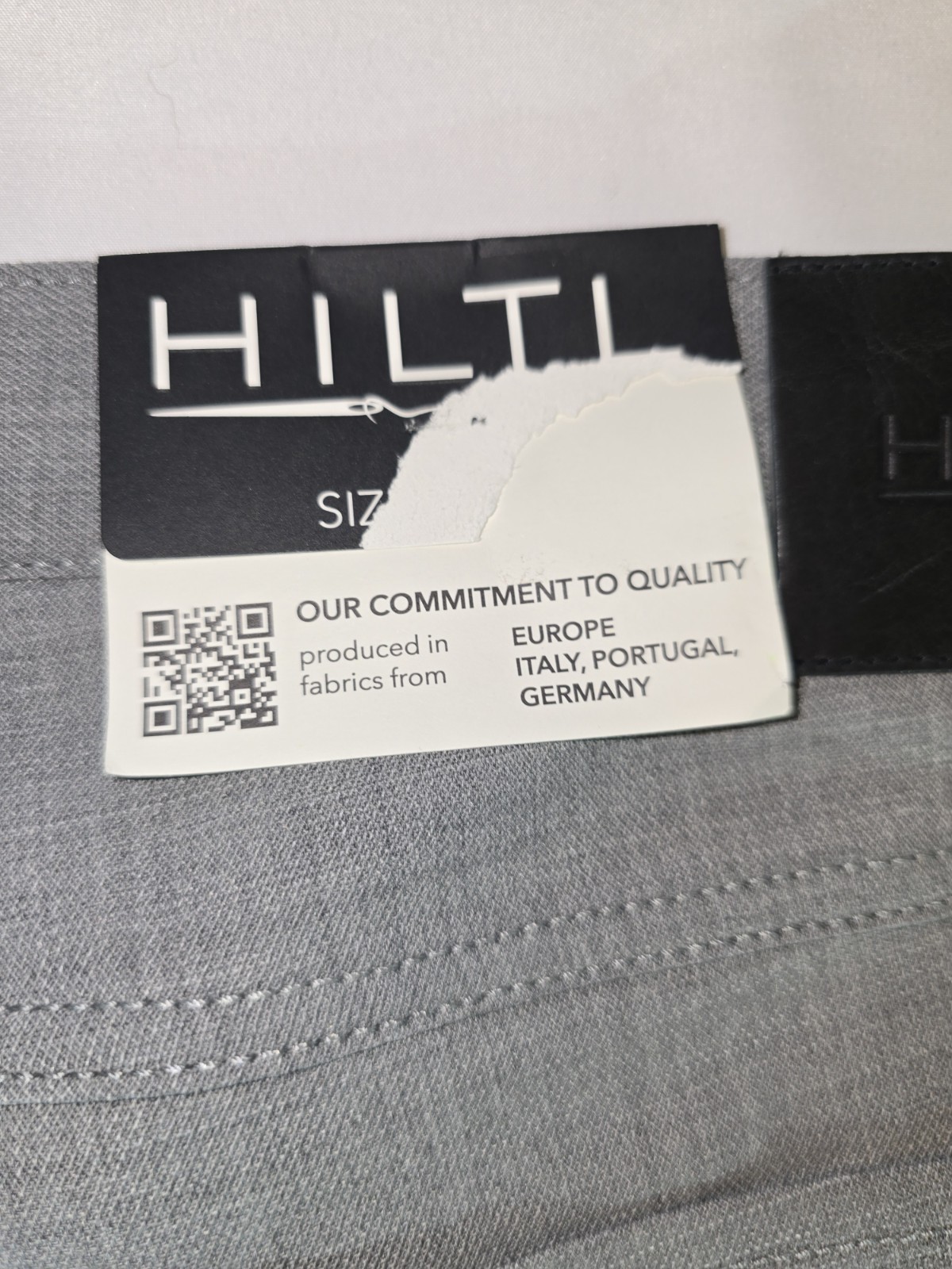 NWT Hiltl Slim Straight Terrence Paulo Oliveira Active Wool Dress Pants
