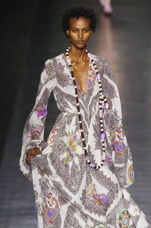 Women Etro Dress Multicolor Silk 36