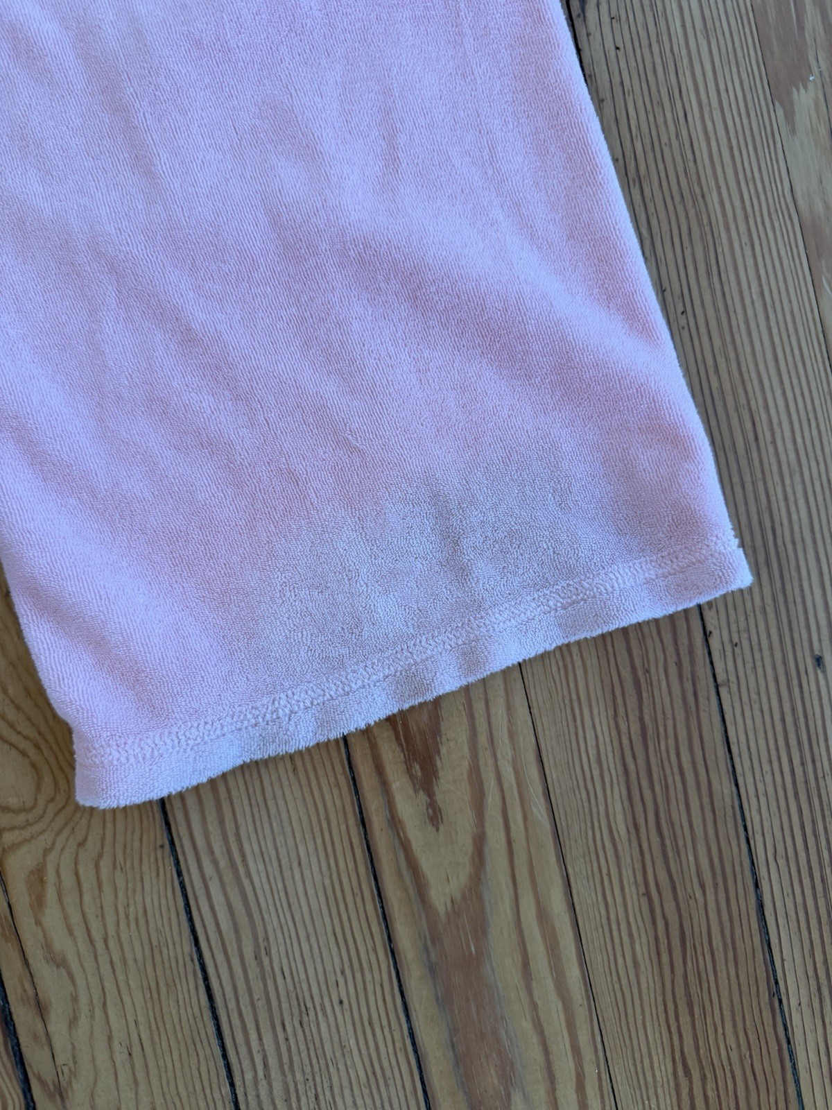 Vintage Juicy Couture Pink Terry Cloth Track Pants Y2K Made In USA Petite XS