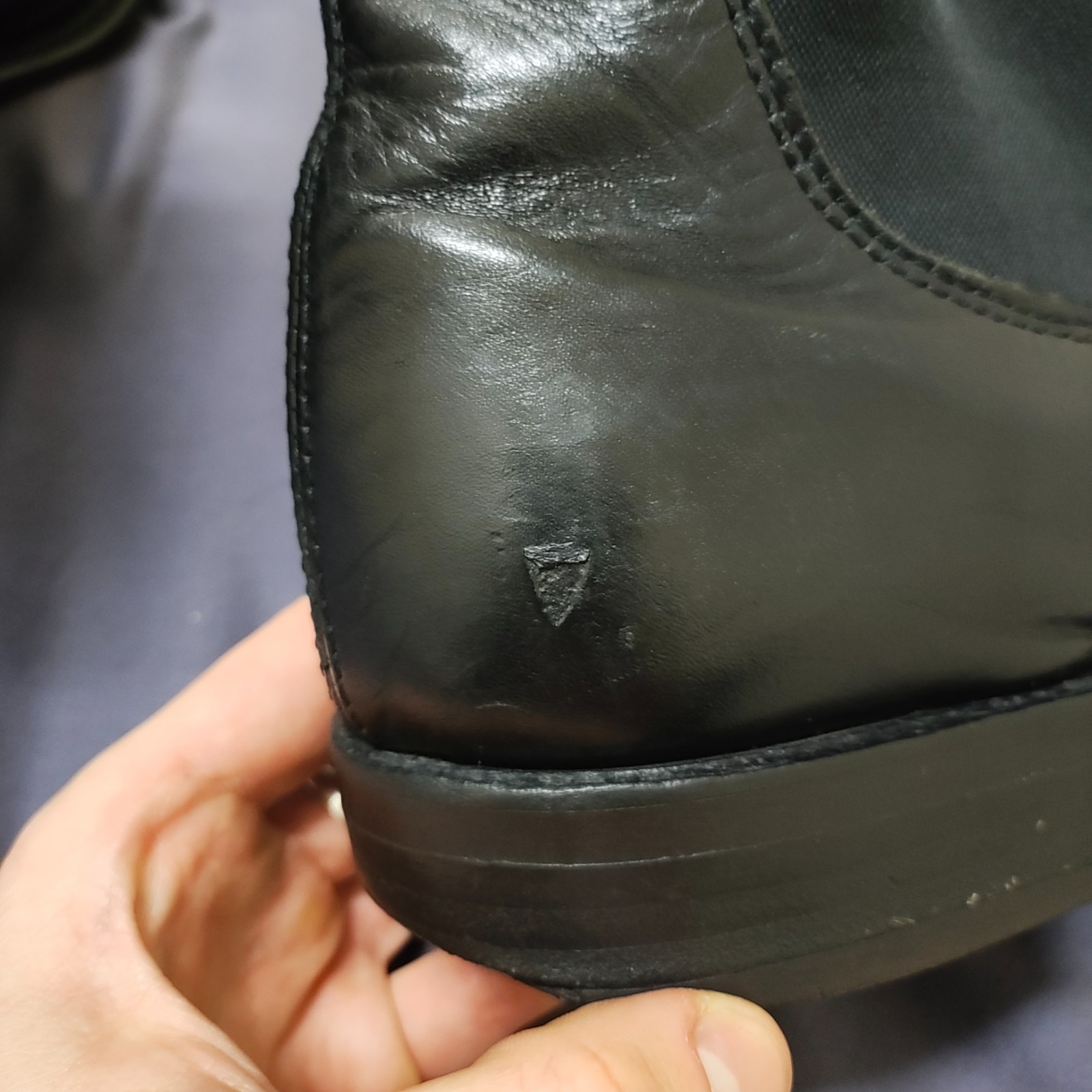 RM / R.M. Williams Turnout Boot (black yearling leather) – 8G WF