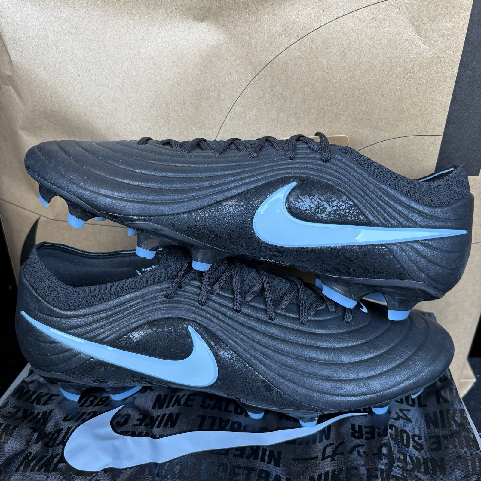NENike Tiempo Maestro Elite FG ‘Black Ice Blue’ Men’s Size 13 NBY HQ3157-040