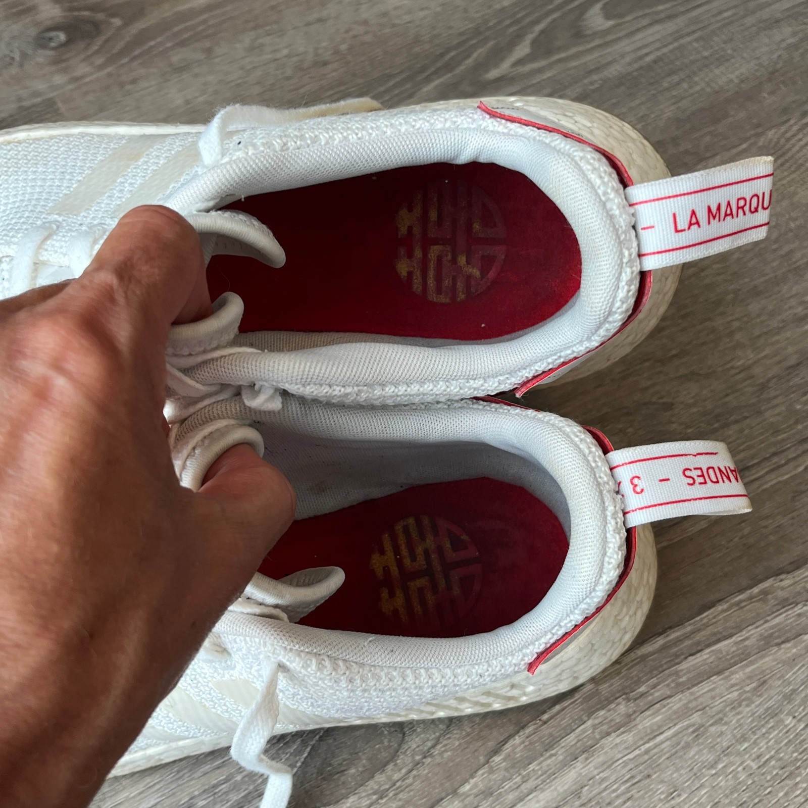 Adidas NMD R2 Boost Chinese New Year White Red Sneaker Mens 12.5 UK 12 EU 47 1/3
