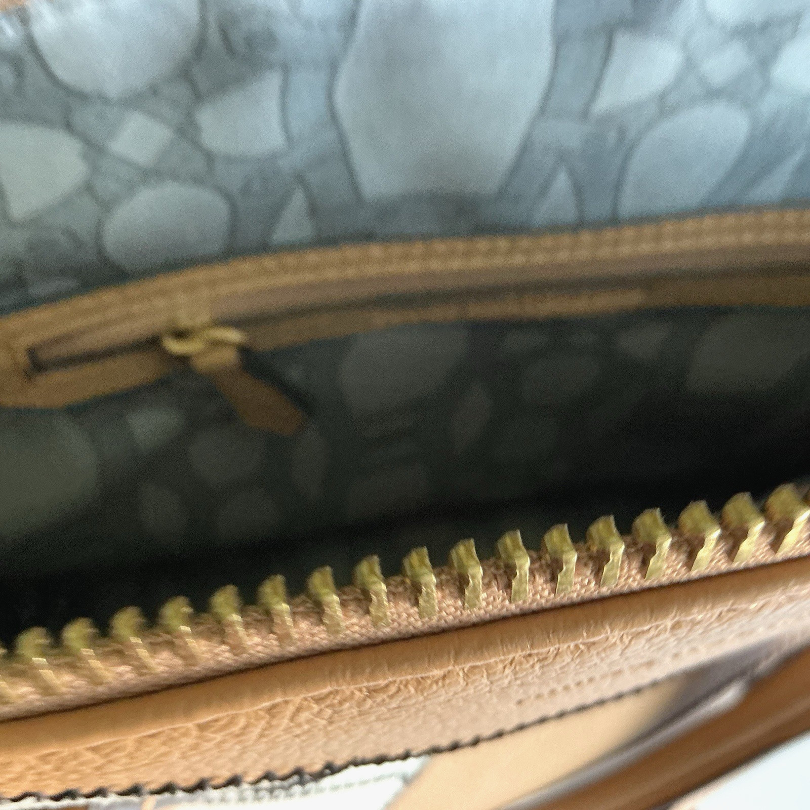 NWT Aimee Kestenberg Cream Tan Snake-Print Stitching Convertible Satchel MNF$248