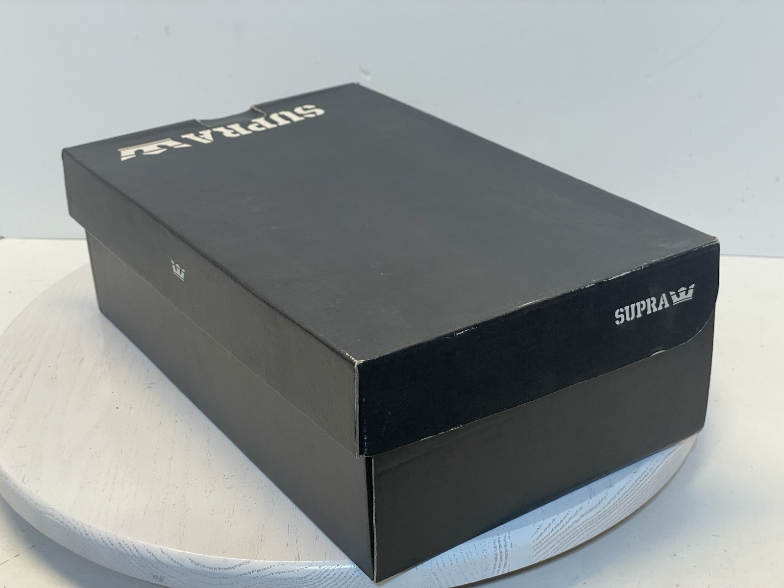 New! SUPRA Stacks 2 Magnet Gray/Port-White Skate Shoes Woman’s Sz US9.5/Mens7.5!
