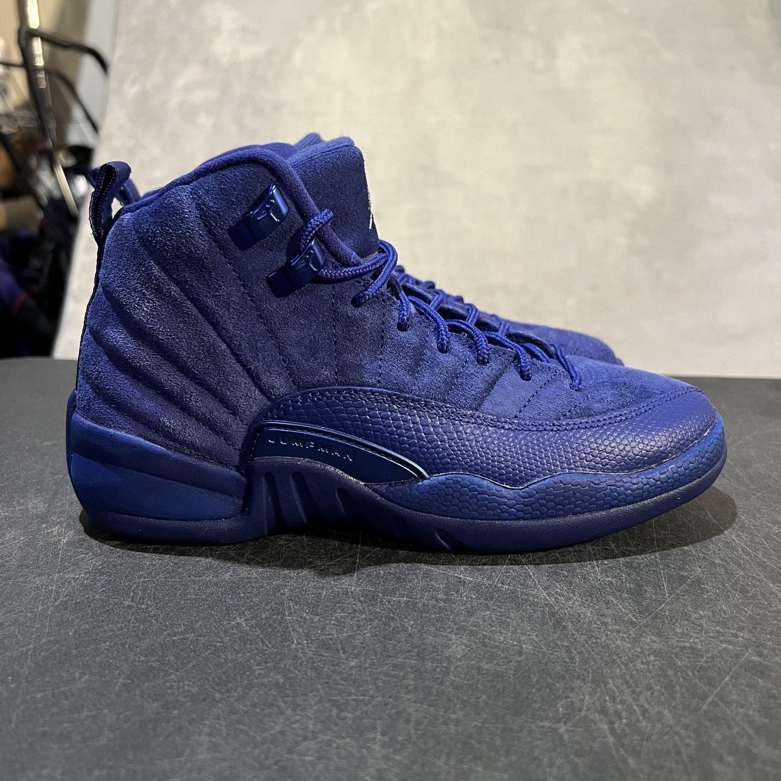 Jordan Air Jordan 12 Retro Shoes Youth 4.5Y Deep Royal Blue Basketball Sneakers