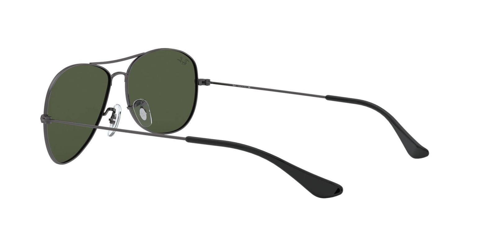 Ray-Ban Mens RB3362 Cockpit Aviator Sunglasses, Gunmetal/G-15 Green, 59 mm