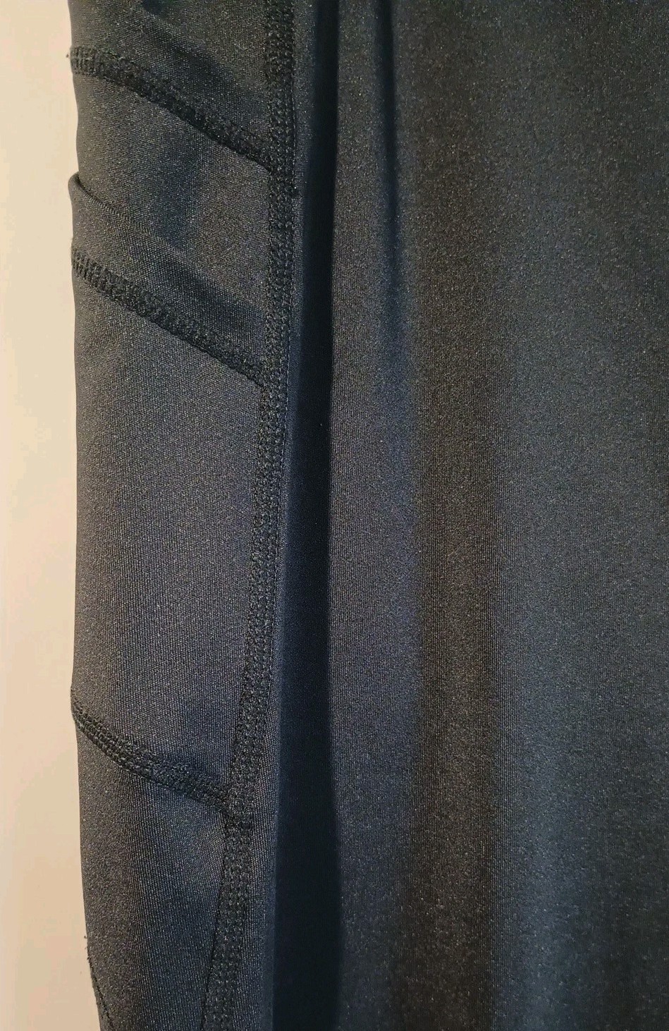Sofia Active By Sophia Vergara High Waist Leggings Size XL Black Spandex Pockets