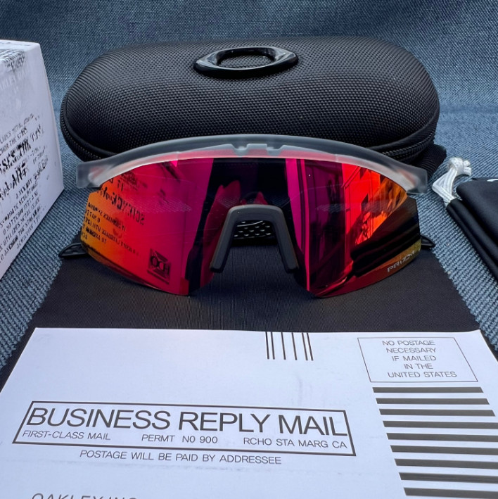 Oakley OO9229-1237 Oakley Hydra Transparent Ink/Prizm Red Iridium Sunglasses