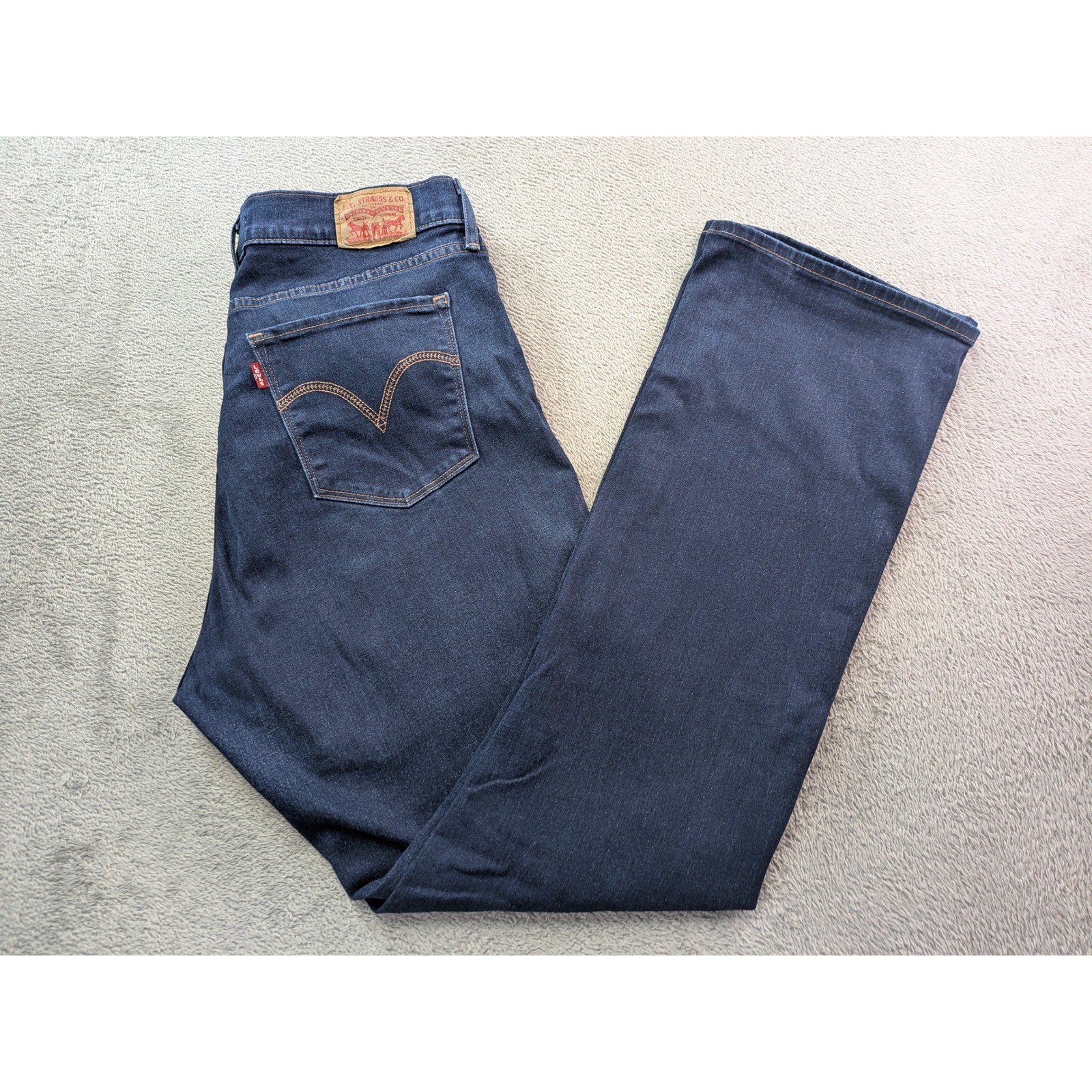 Levis Curvy Bootcut Jeans Mens Dark Wash Indigo Denim 57970-0010 W32 L32