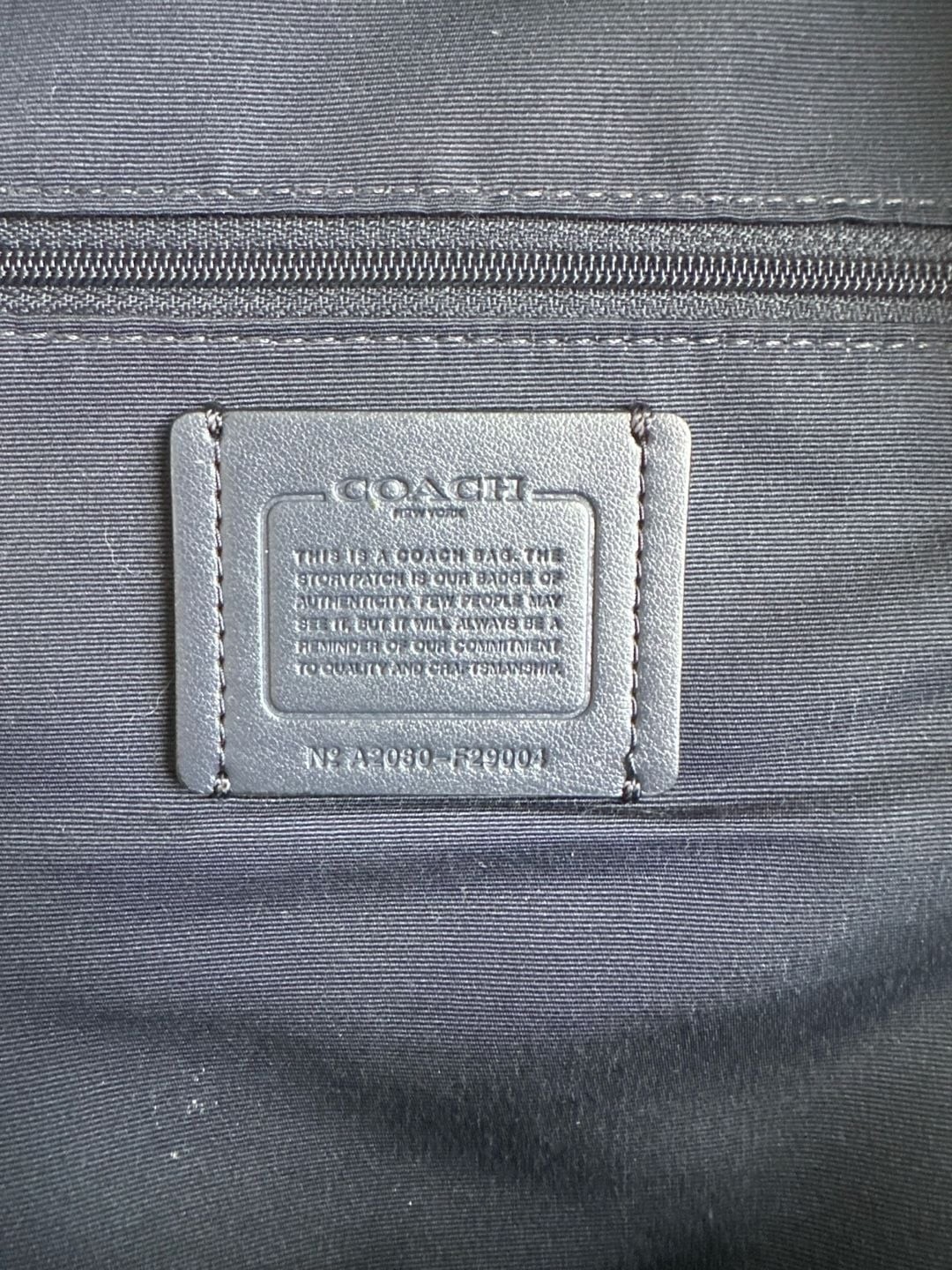 Coach Charlie Large Backpack in Black Pebbled Leather F29004