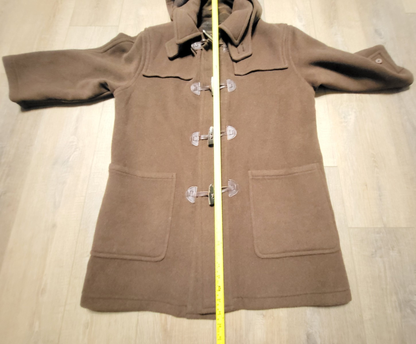 Vintage Griffe Duffle Coat Toggles Wool Cashmere Womens Italian Size 50 US:14 XL
