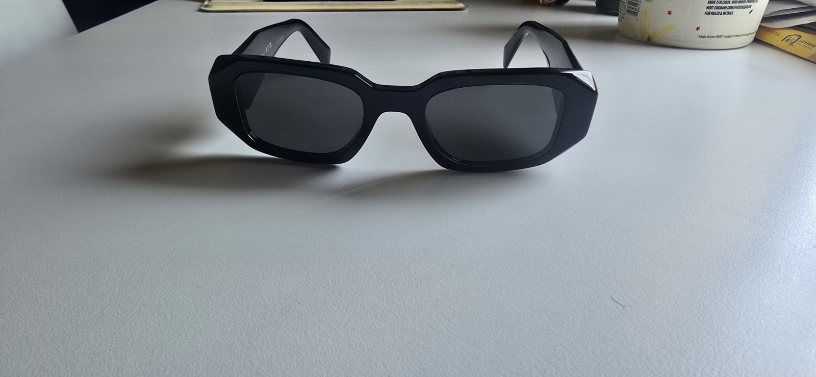 🕶 PRE-OWNED PRADA PR 17WS 49✩20 1AB-5S0 145 3N SUNGLASSES 🕶