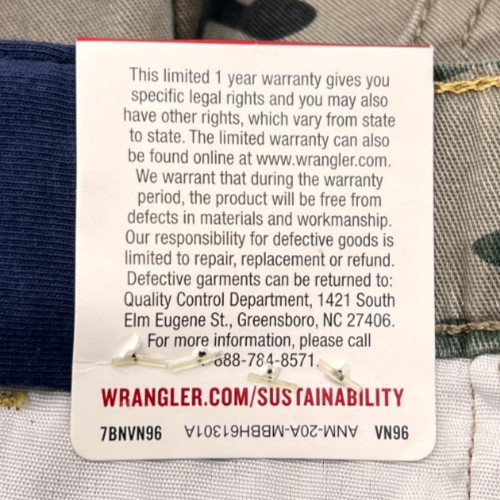 Wrangler 5 Star Straight Comfort Cargo Shorts Boys w/Adjustable Waist