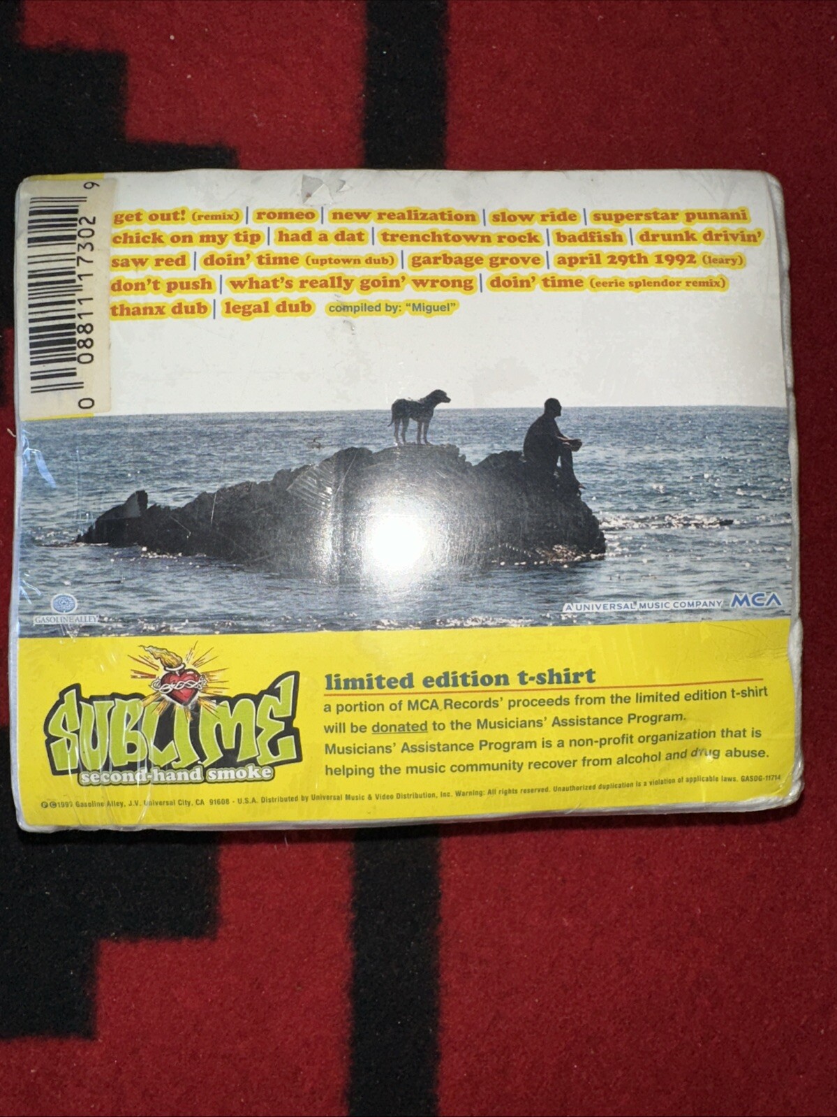vtg 90s SUBLIME SECOND HAND SMOKE ALBUM CD & Shirt Combo – Brand NEW 1997
