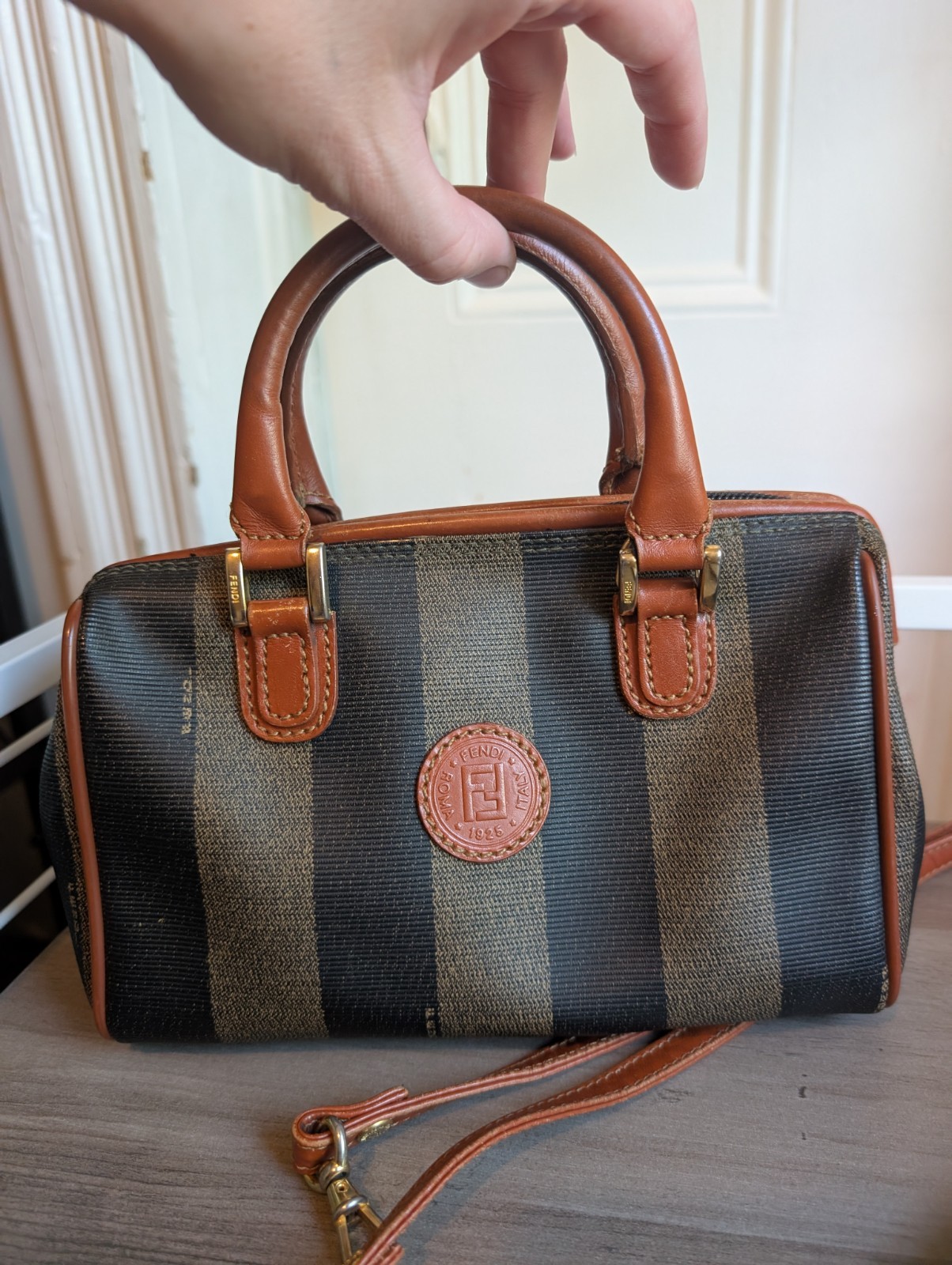 Vintage Fendi Nano Boston/Speedy Bag