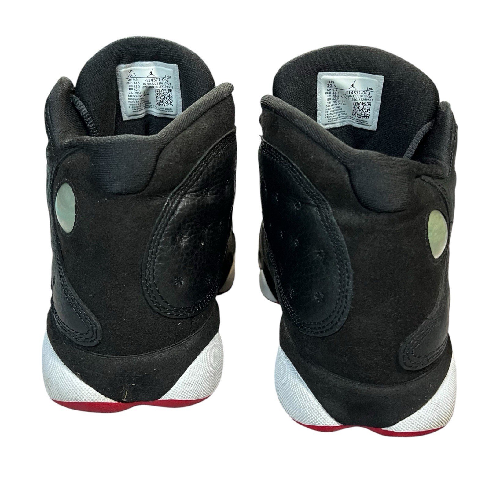 Air Jordan 13 Retro Black/ True Red-White Sneakers Shoes Men’s 10.5 Original Box